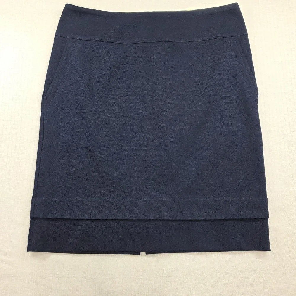 Cabi Women's Black Stretch Straight Pencil Skirt - 8 - Picture 1 of 13